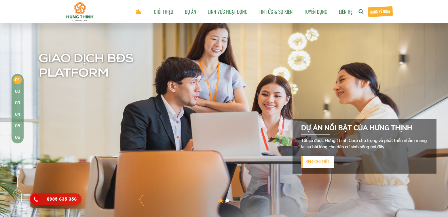 Thiết kế website Tổng công ty, Tập đoàn hàng đầu Việt Nam